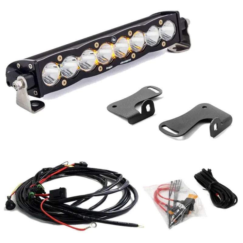 Rudy's Custom Baja Designs S8 Hood Mount Light Bar Kit For 2020-2024 Polaris Rzr Pro Xp/Xp4 1