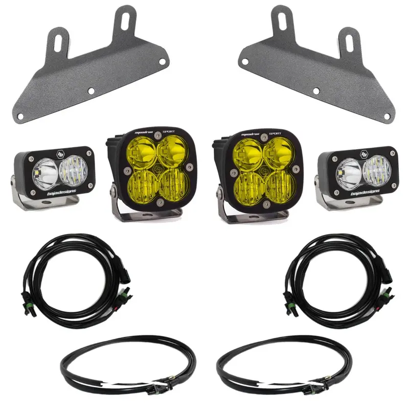 Rudy's Custom Double Led Fog Light Kit For 2021-2025 Ford Bronco With Modular Bumper 1