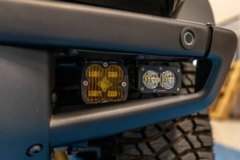 Rudy's Custom Double Led Fog Light Kit For 2021-2025 Ford Bronco With Modular Bumper 2