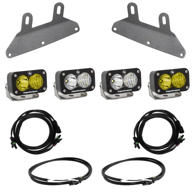 Rudy's Custom Double S2 Led Fog Light Kit For 2021-2025 Ford Bronco With Modular Bumper 1