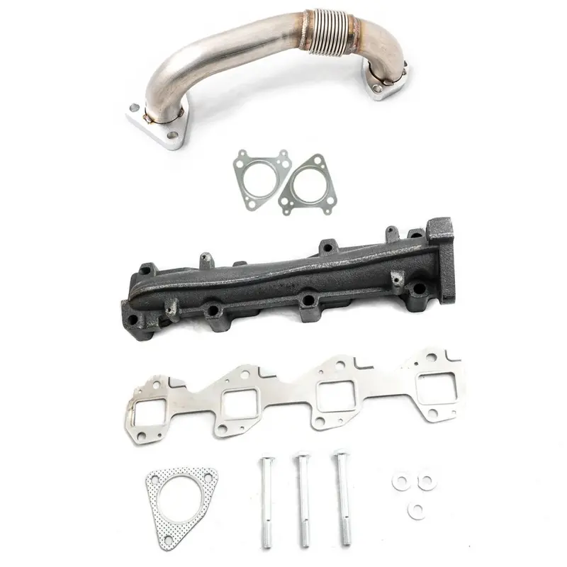 Rudy's Driver Side Up Pipe & Manifold Set For 01-16 Chevrolet Gmc 6.6L Duramax 1