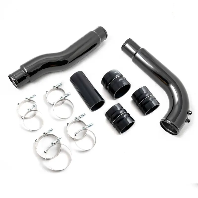 Rudy's Gloss Black Intercooler Pipe & Boot Kit For 07-09 Dodge 6.7L Cummins Diesel 1