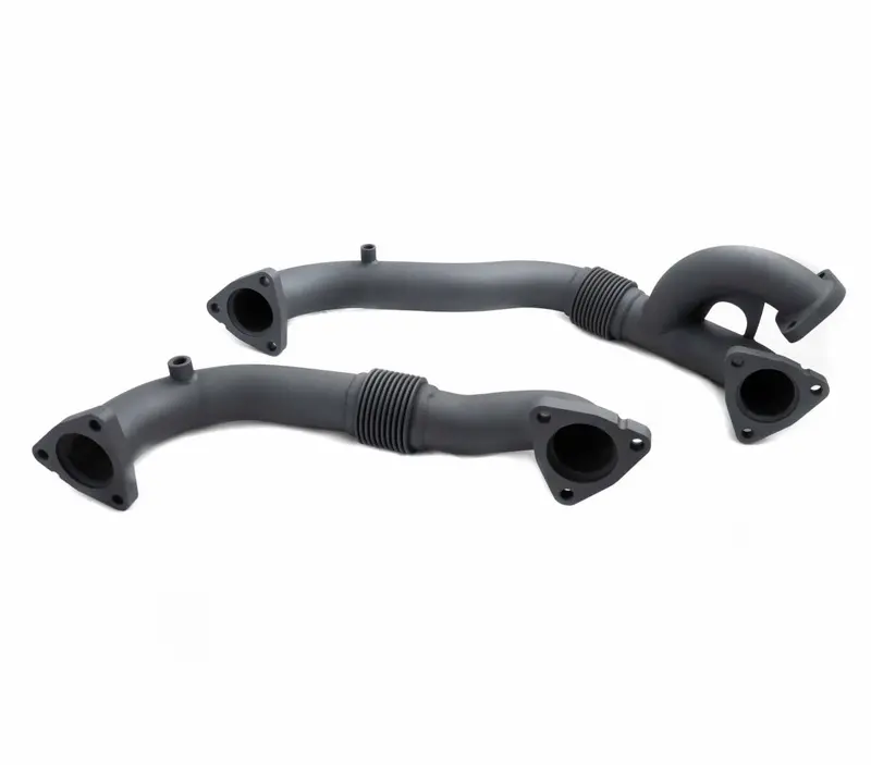 Rudy's High Temp Coated Heavy Duty Thick Wall Up Pipe Kit For 08-10 6.4 Powerstroke 2