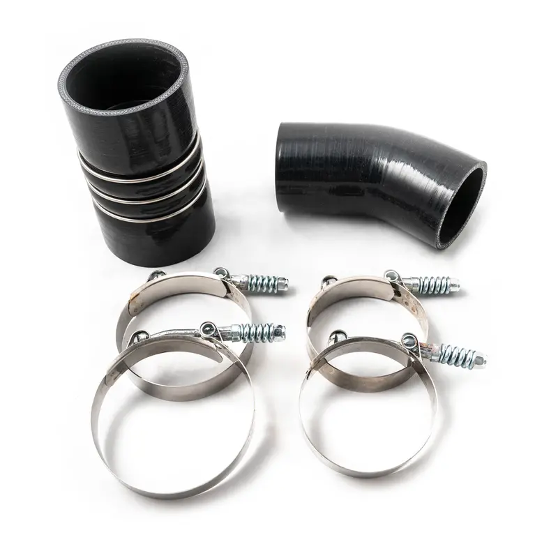 Rudy's Oe Hot Side Intercooler Boot/Clamp Kit For 03-07 Ford 6.0L Powerstroke 1