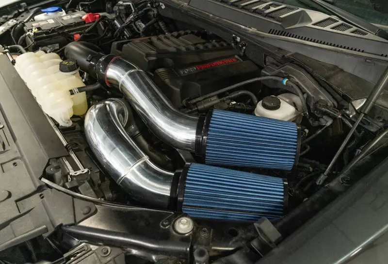 Rudy's Polished 4" Cold Air Intake Kit For 15-20 Ford 3.5L Ecoboost F-150/Raptor 1