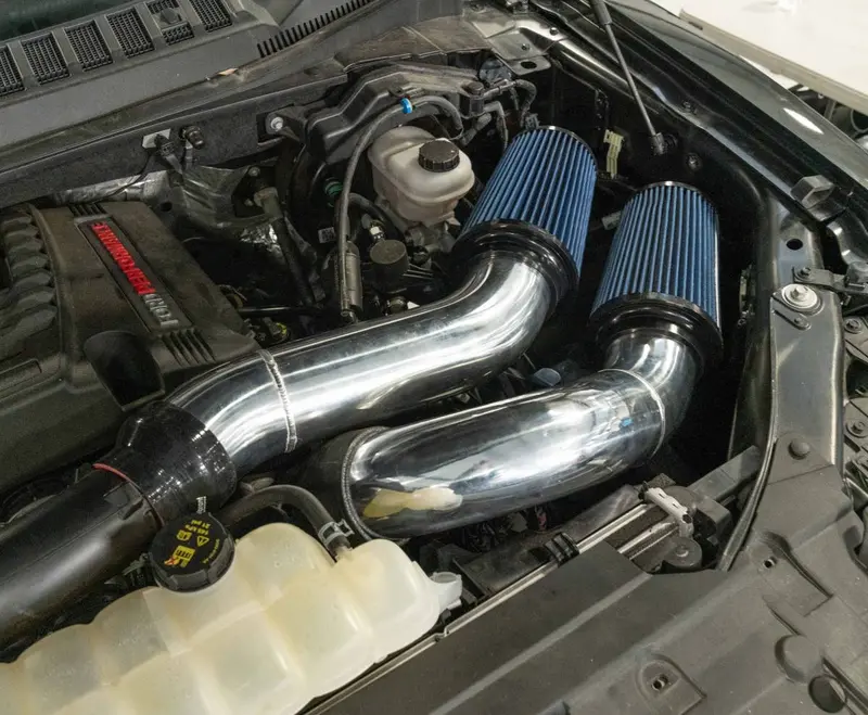Rudy's Polished 4" Cold Air Intake Kit For 15-20 Ford 3.5L Ecoboost F-150/Raptor 2