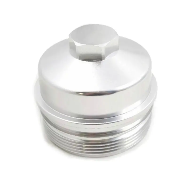 Rudy's Polished Billet Aluminum Oil Filter Cap For 2003-2010 Ford 6.0L/6.4L Powerstroke Diesel 1