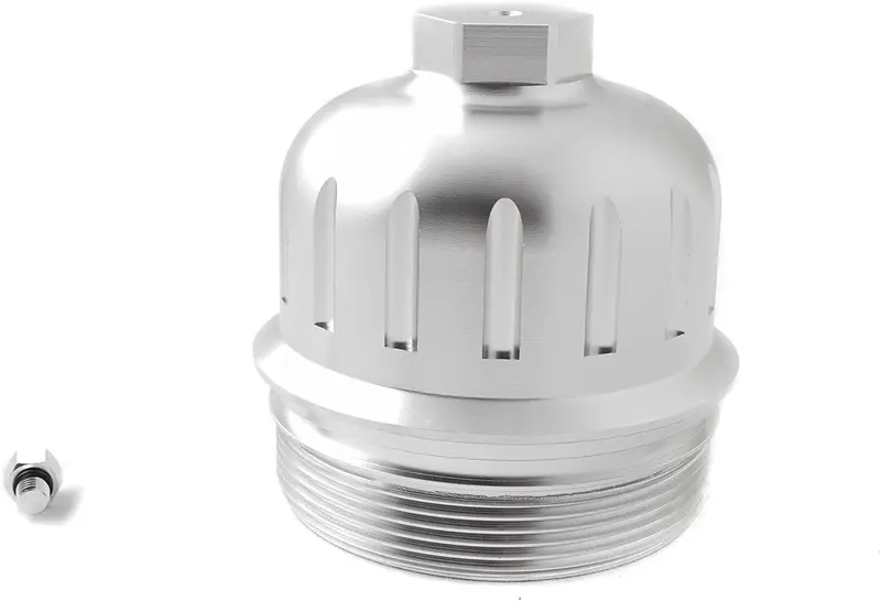 Rudy's Polished Billet Fuel Filter Housing Cap For 2017-2019 Chevy/Gmc 6.6L L5p Duramax 1
