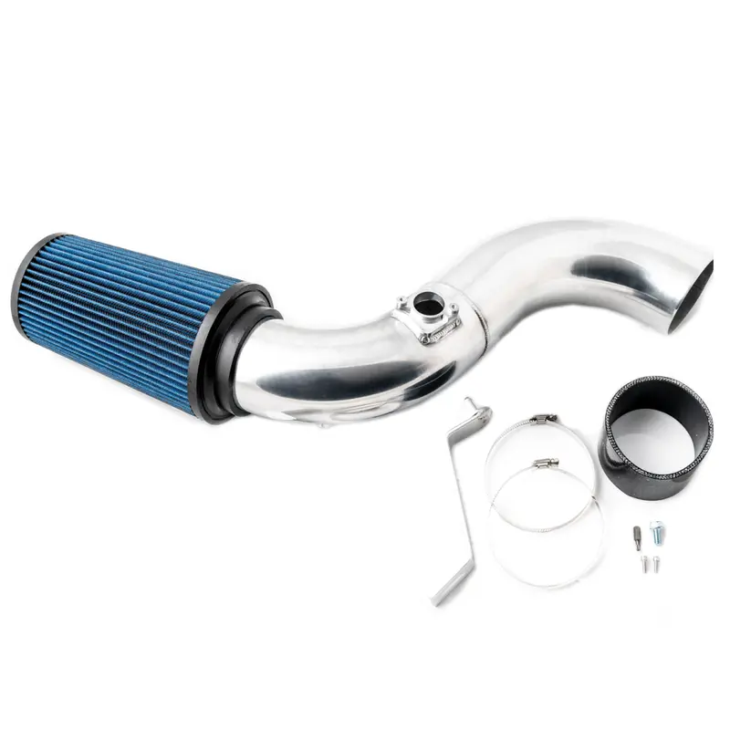 Rudy's Polished Cold Air Intake Oiled Filter For 11-12 Chevy/Gmc 6.6L Lml Duramax 1
