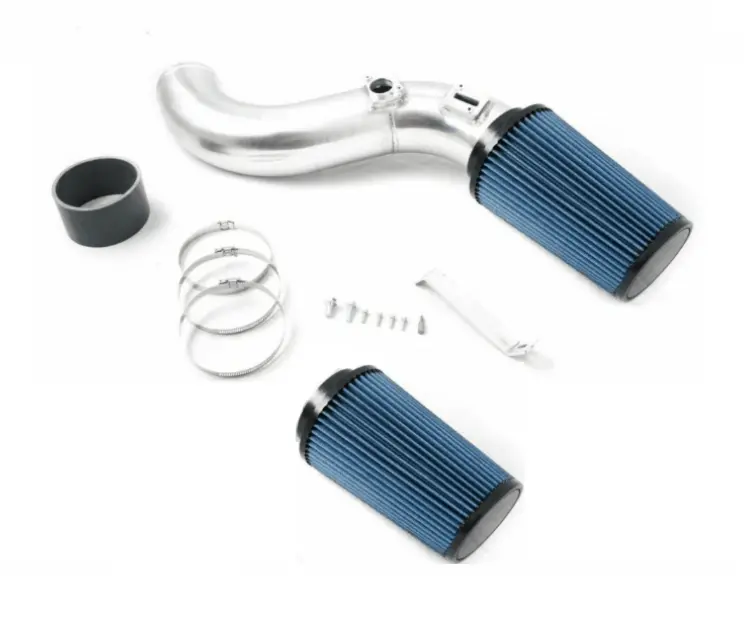 Rudy's Polished Cold Air Intake Oiled Filter For 13-16 Chevy Gmc 6.6 Lml Duramax 1