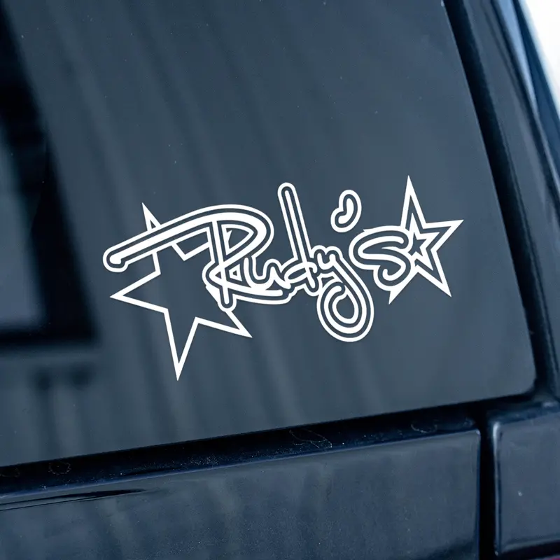Rudy's Signature Vinyl Decal 2