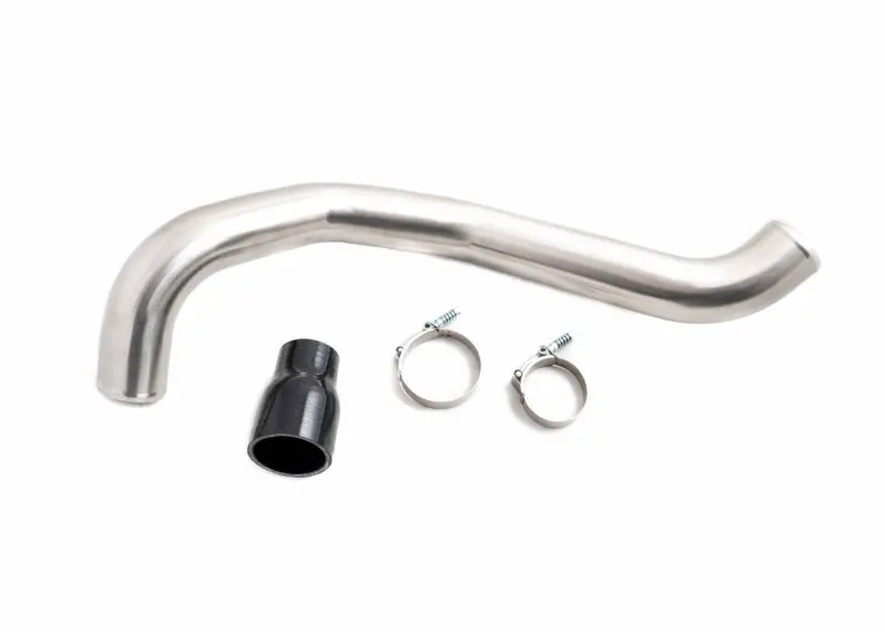 Rudy's Stainless Steel Hot Side Intercooler Pipe For 01-10 6.6L Duramax Diesel 1