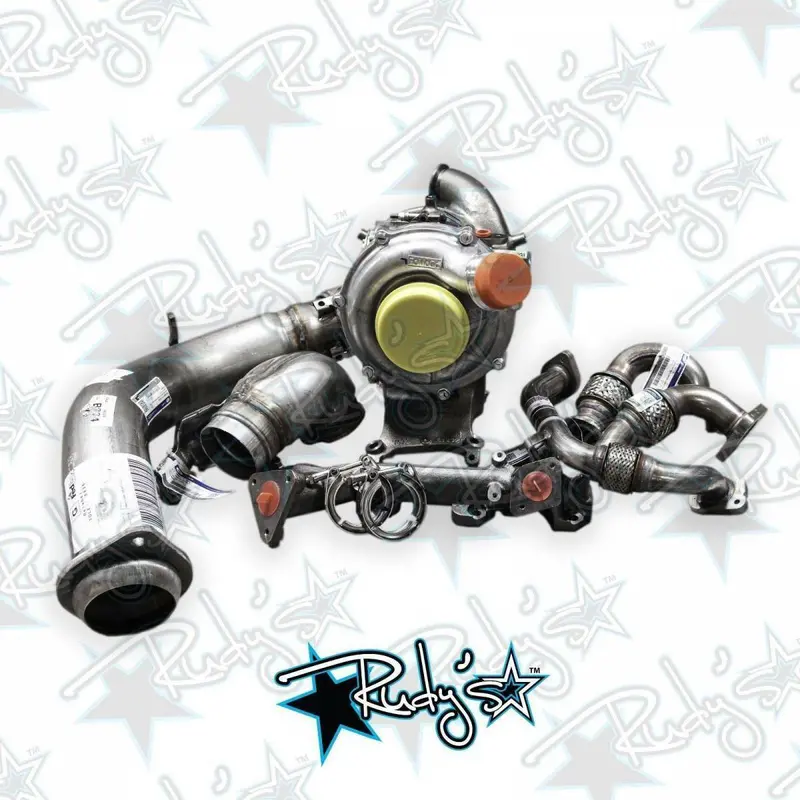 Rudy's Upgraded 61Mm Cast Turbocharger Retrofit Kit For 2011-2014 Ford 6.7L Powerstroke 1