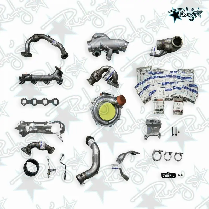 Rudy's Upgraded 61Mm Cast Turbocharger Retrofit Kit For 2011-2014 Ford 6.7L Powerstroke 2