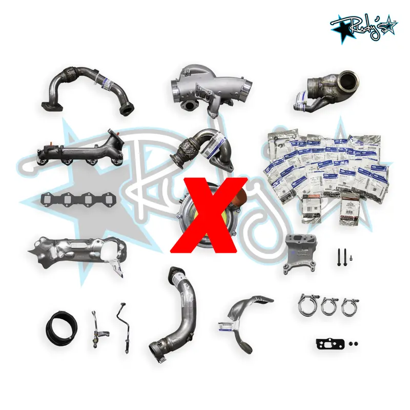 Rudy's Upgraded Retrofit Turbocharger Install Kit For 2011-2014 6.7L Powerstroke 1