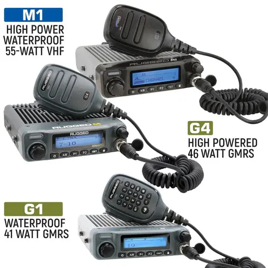 Rugged Radios 41 Watt-G1 Waterproof Two-Way Mobile Radio Kit For 2010-2026 Ford F-150 Raptor 1