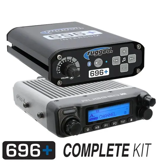 Rugged Radios 696 Plus Complete Master Communication Kit W/ Intercom & 2-Way Radio 1