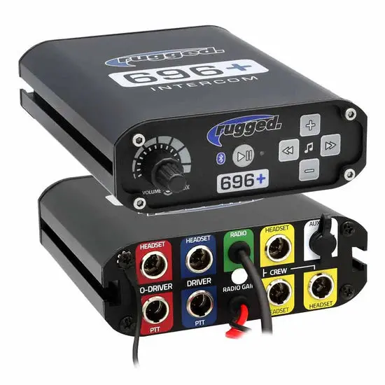 Rugged Radios 696 Plus Complete Master Communication Kit W/ Intercom & 2-Way Radio 2