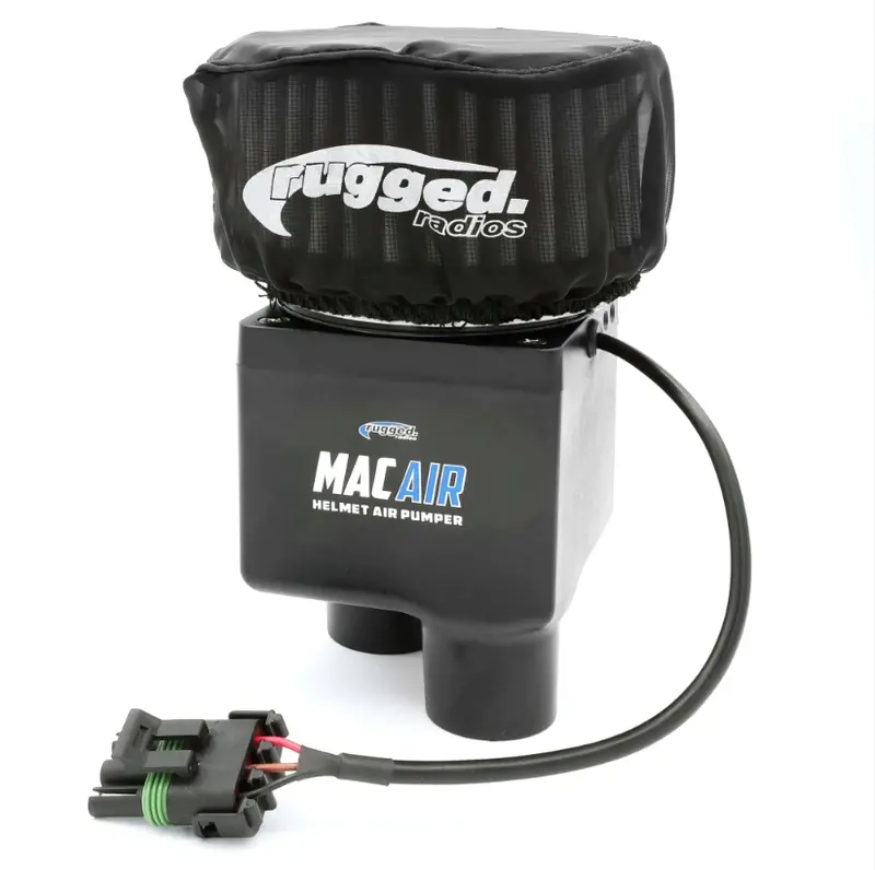 Rugged Radios Mac Air 2-Person Helmet Air Pumper (Bundle) W/ Variable Speed Controller 2