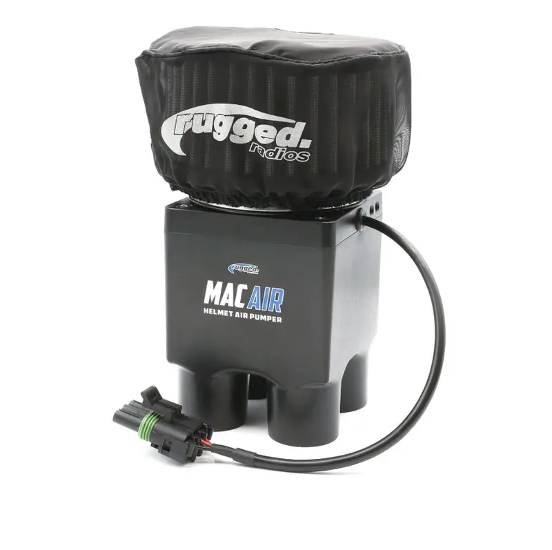 Rugged Radios Mac Air 4-Person Helmet Air Pumper Bundle W/ Vsc & Hoses 2