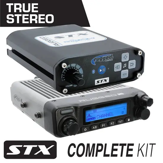 Rugged Radios Stx Stereo G1 Gmrs Complete Master Communication Kit W/ Intercom & 2-Way Radio 1