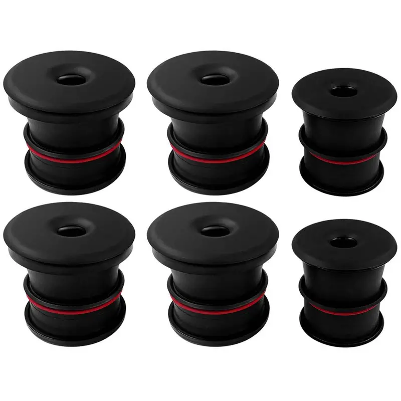 S&B Silicone Body Mount Kit For 99-03 Ford F-250/F-350/F-450/F-550 5.4L, 6.8L 7.3L Regular & Extended Cab 6 Pc 81-1004 1