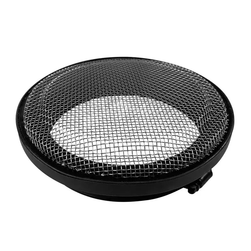 S&B Turbo Screen 5.0 Inch Black Stainless Steel Mesh W/Stainless Steel Clamp 77-3001 1