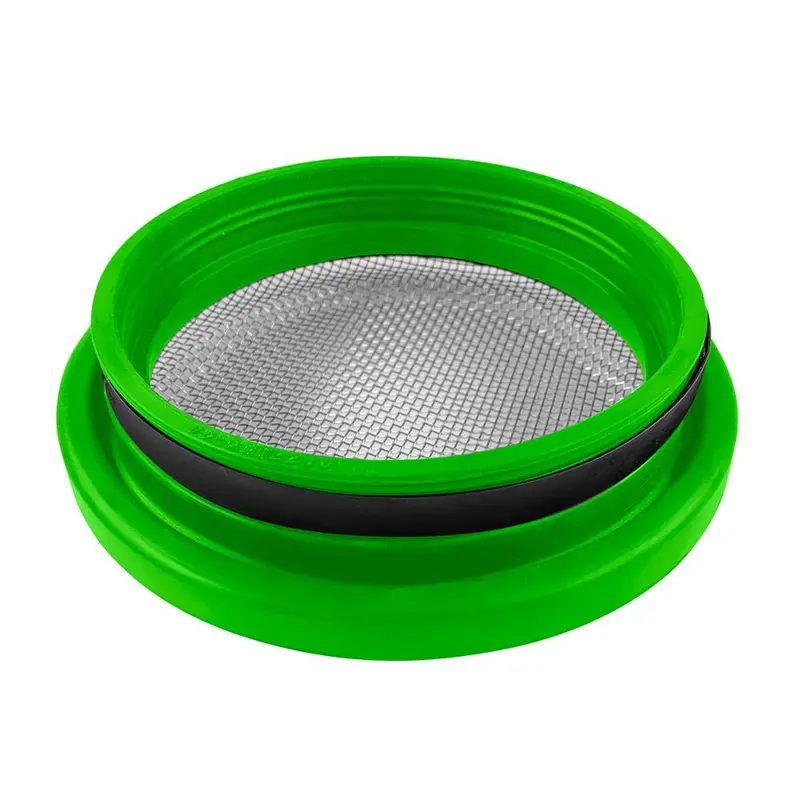 S&B Turbo Screen 6.0 Inch Lime Green Stainless Steel Mesh W/Stainless Steel Clamp 77-3008 2
