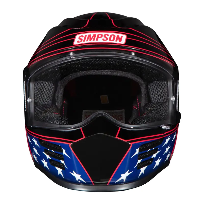 Simpson Motorcycle Speed Bandit Full Face Helmet Americana Classic Xl 2
