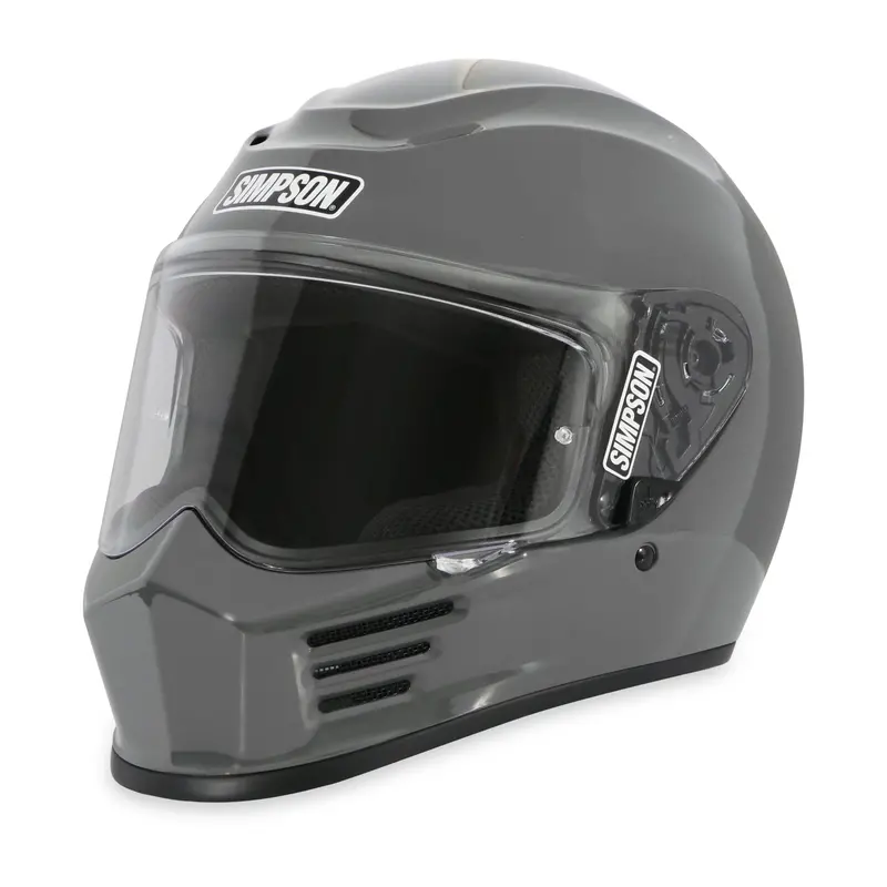Simpson Motorcycle Speed Bandit Full Face Helmet Armor Gray Xs 1