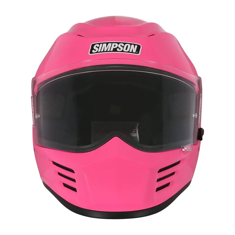 Simpson Motorcycle Speed Bandit Full Face Helmet Barb Hot Pink Xl 2