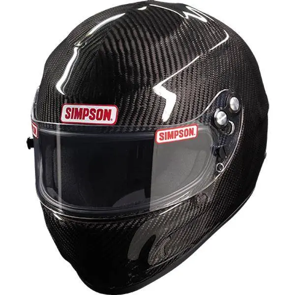 Simpson Racing Devil Ray Motorcycle/Race Helmet Carbon Fiber - Xl - Dot/Snell 1