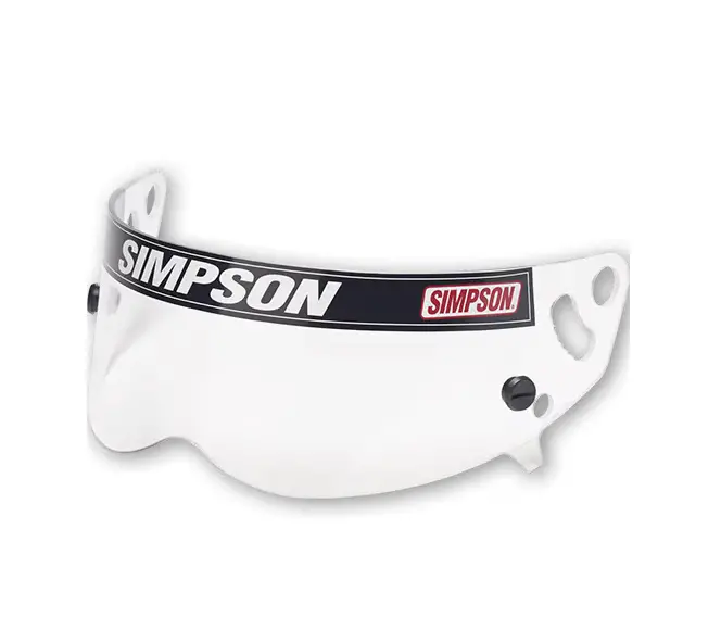 Simpson Racing Helmet Replacement Shield - Clear - Bandit, Super Bandit, Drag Bandit 1