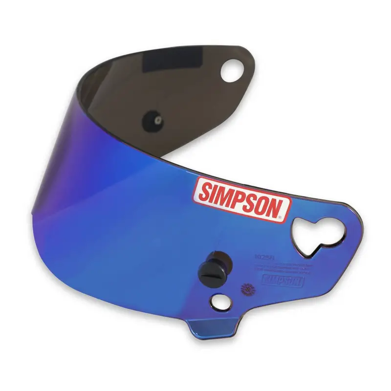 Simpson Racing Helmet Replacement Shields - Iridium Color - Super/ Drag Bandit 1