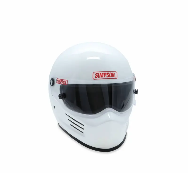 Simpson Racing Sa2020 Bandit Auto Racing Helmet - Aerodynamic - Xl - White 2