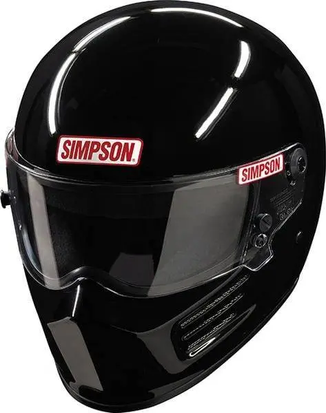 Simpson Racing Sa2020 Bandit Auto Racing Helmet - Aerodynamic - Xxl - Black 1