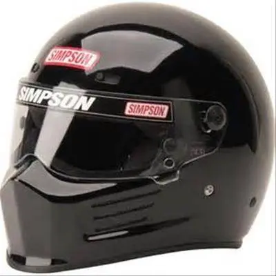 Simpson Racing Super Bandit Motorcycle/Race Helmet Black- Xl - Dot/Snell 1