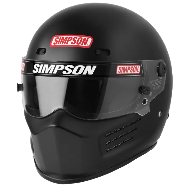 Simpson Racing Super Bandit Motorcycle/Race Helmet Matte Black- Xl - Dot/Snell 1