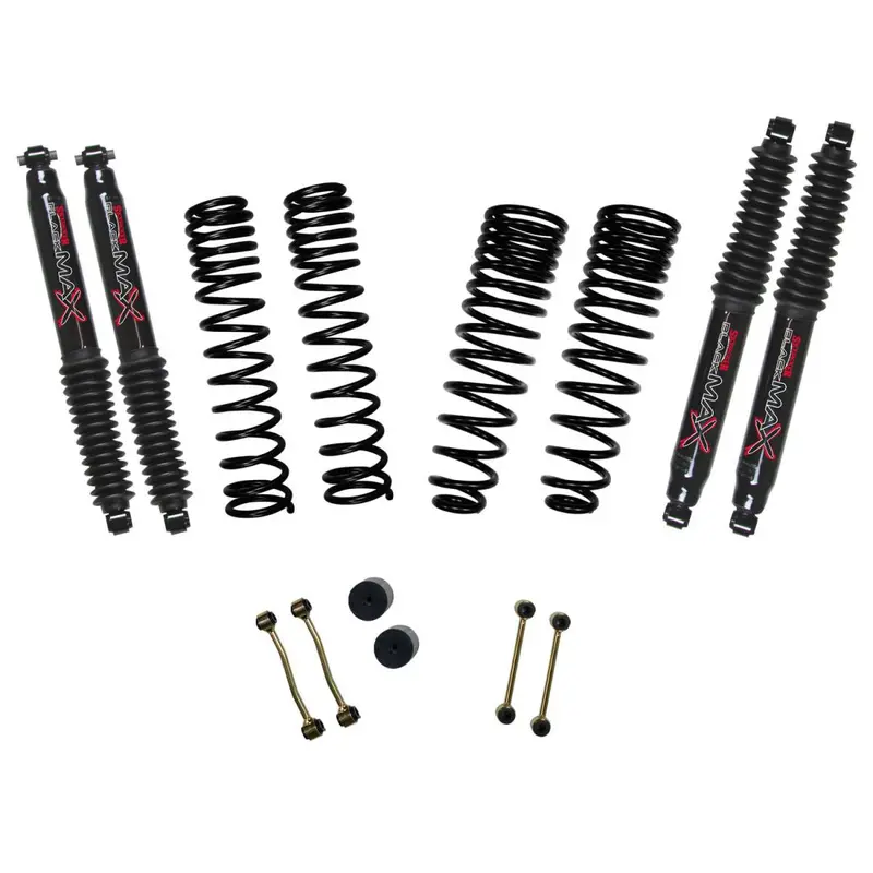 Skyjacker 2.5" Front & 1.5" Long Travel Rear Coil Spring Kit For 2020 Jeep Gladiator Rubicon 1