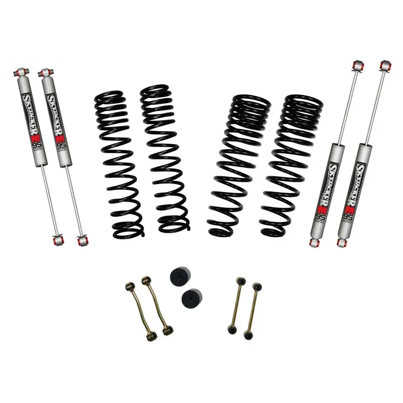 Skyjacker 2.5" Front & 1.5" Long Travel Rear Coil Spring Kit For 2020 Jeep Gladiator Rubicon 1