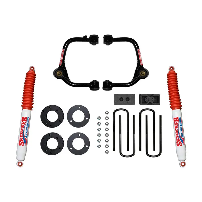 Skyjacker 3" Lift W/ Front Upper Control Arms & Rear Nitro 8000 Shocks For 2021 F150 4Wd 1