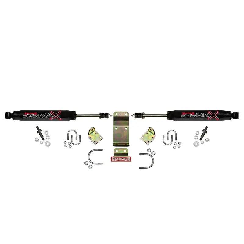 Skyjacker High Clearance Black Maxx Dual Steering Stabilizer Kit For 2018 Jeep Wrangler Jl 1