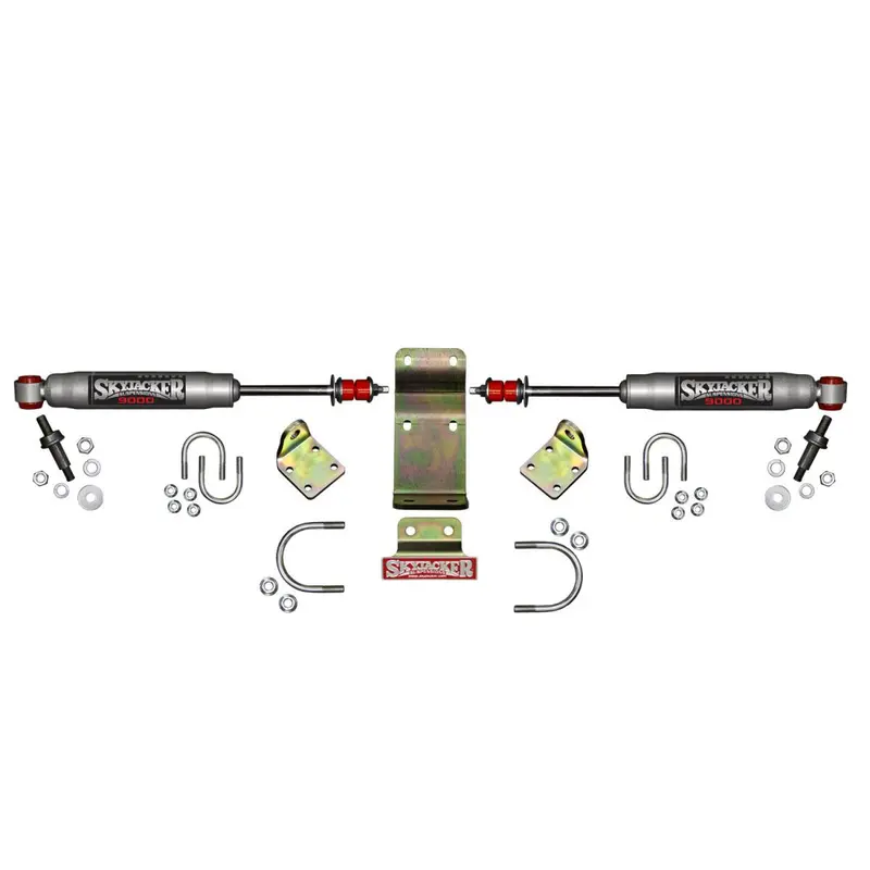 Skyjacker High Clearance Silver Dual Steering Stabilizer Kit For 2018 Jeep Wrangler Jl 1