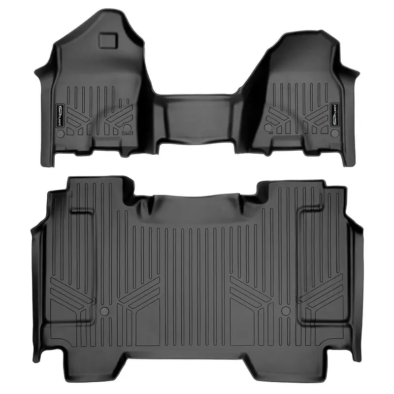 Smartcoverage™ Custom Fit Floor Liners For 2019 - 2024 Ram 1500 Crew Cab Vinyl Floor With 1St Row Bench Seat 5