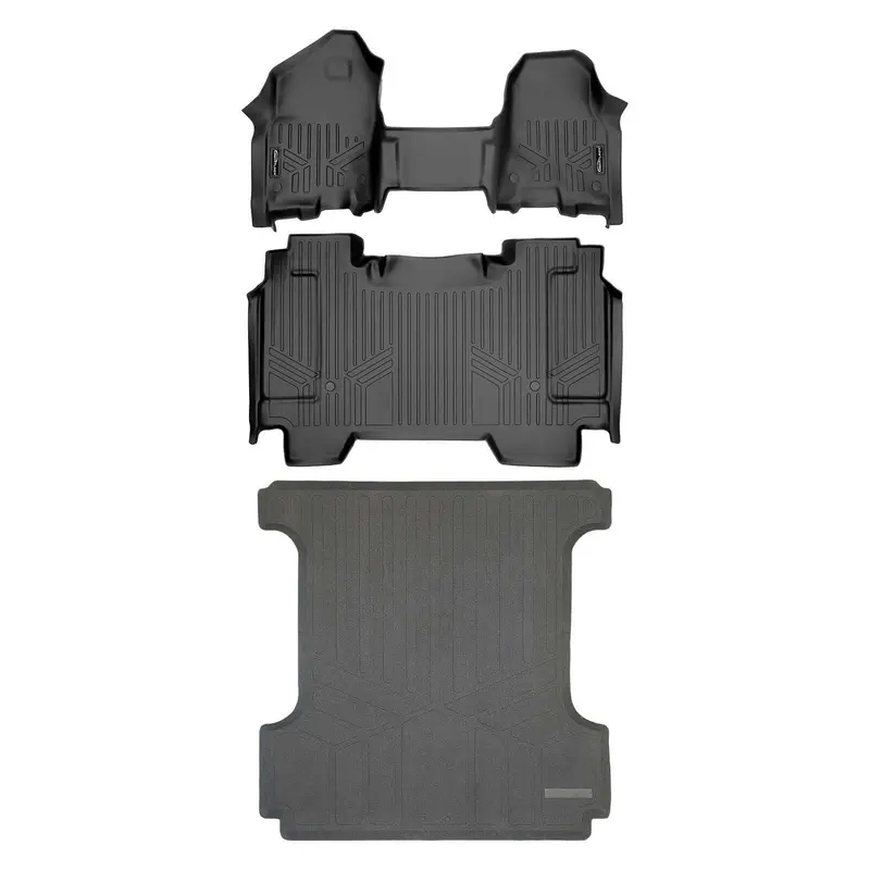 Smartcoverage™ Custom Fit Floor Liners For 2019-2024 Ram 1500 Crew Cab With First Row Bench Seat 2