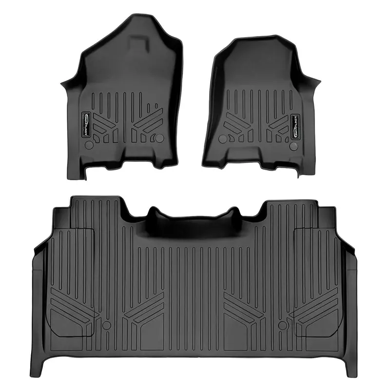 Smartcoverage™ Custom Fit Floor Liners For 2019 - 2024 Ram 1500 Crew Cab With Rear Underseat Storage Box 3