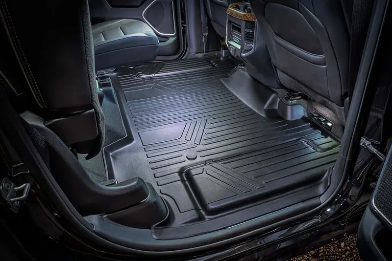 Smartcoverage™ Custom Fit Floor Liners For 2019-2024 Ram 1500 Crew Cab Without Rear Underseat Storage Box 5