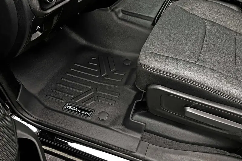 Smartcoverage™ Custom Fit Floor Liners For 2019-2024 Ram 1500 Quad Cab With Front Row Bench Seat Only (No Optional Underseat Storage) 2