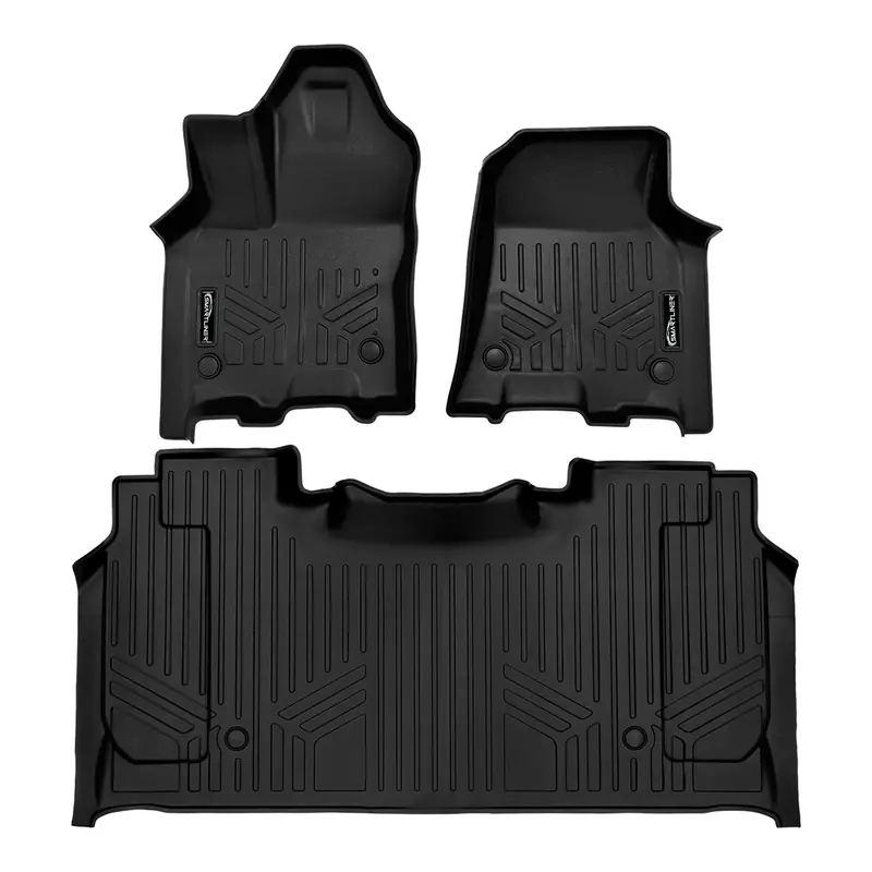 Smartcoverage™ Custom Fit Floor Liners For 2025-2026 Ram 1500 Crew Cab With Rear Underseat Storage Box 3