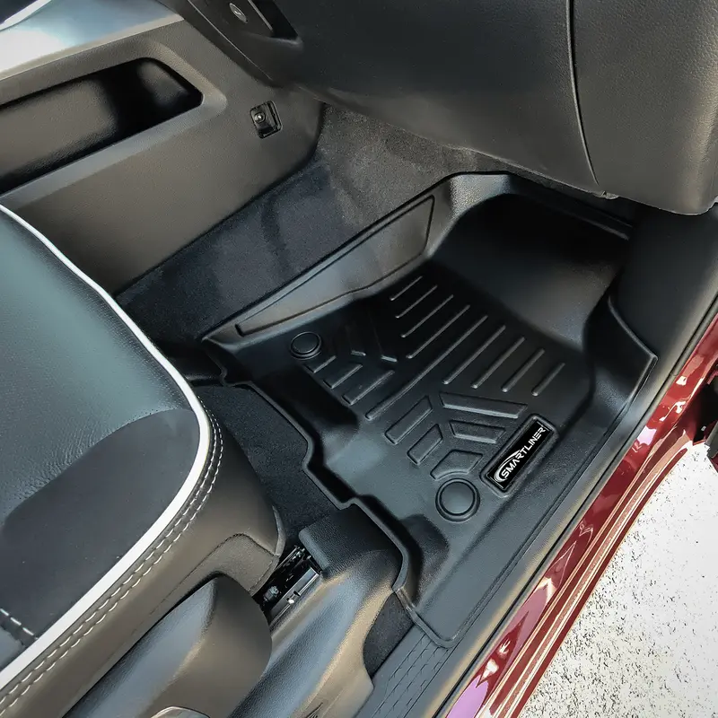 Smartcoverage™ Custom Fit Floor Liners For 2025-2026 Ram 1500 Crew Cab Without Rear Underseat Storage Box (Bucket Seats) 3